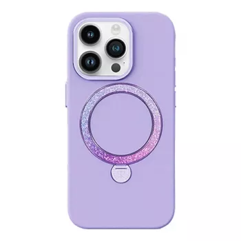 Handyhülle Joyroom PN-15L4 Dancing Circle für iPhone 15 Pro Max, lila, leichte Schutzhülle