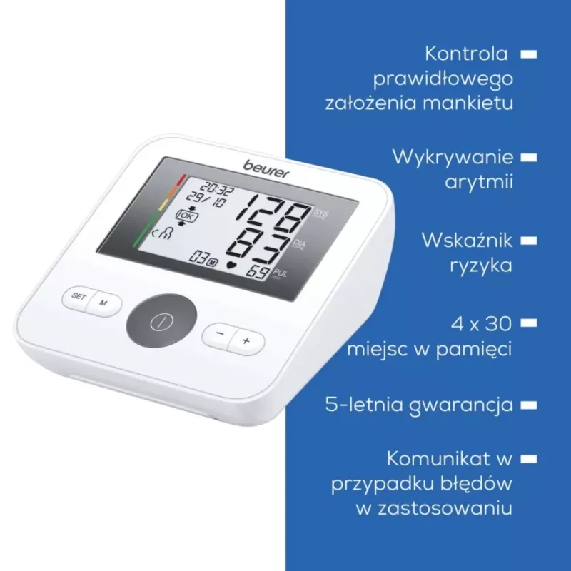Blutdruckmessgerät Beurer BM27 automatische Messung mit LCD-Display