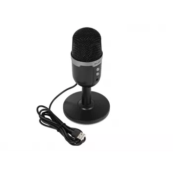 Studiomikrofon BLOW mit LED-Ständer — kabelgebunden USB 2.0, 20–16000 Hz, Empfindlichkeit -50 dB, 237 g