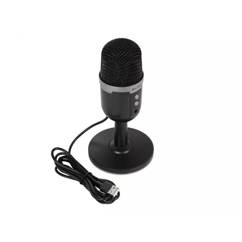 Studiomikrofon BLOW mit LED-Ständer — kabelgebunden USB 2.0, 20–16000 Hz, Empfindlichkeit -50 dB, 237 g
