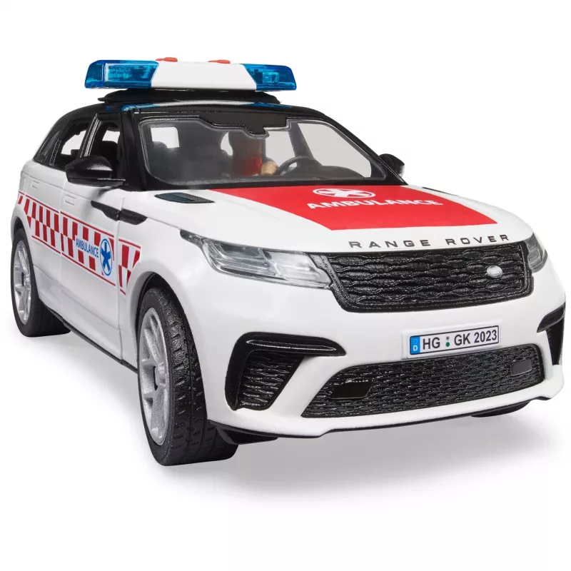 Fahrzeug Range Rover Velar Feuerwehr mit Figur
