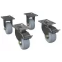 Rack-Lenkrollen Zebra CS-RAC-WHEEL für 30–60-Positionen-Serverracks — Set für Rack-Mobilität