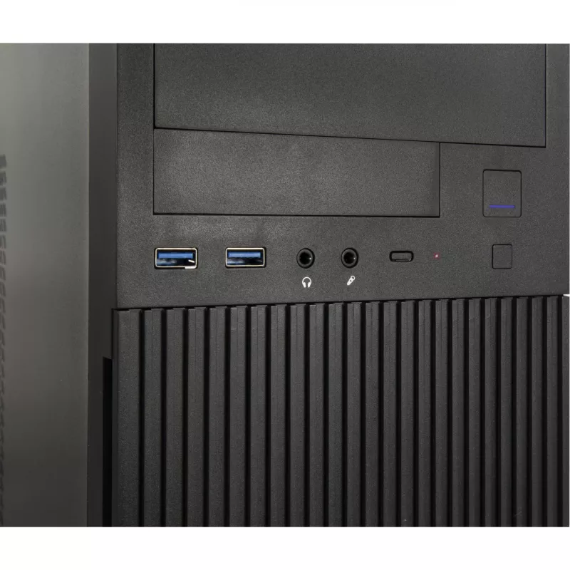 Computergehäuse INTER-TECH IT-2815 Linear, ATX, Schwarz