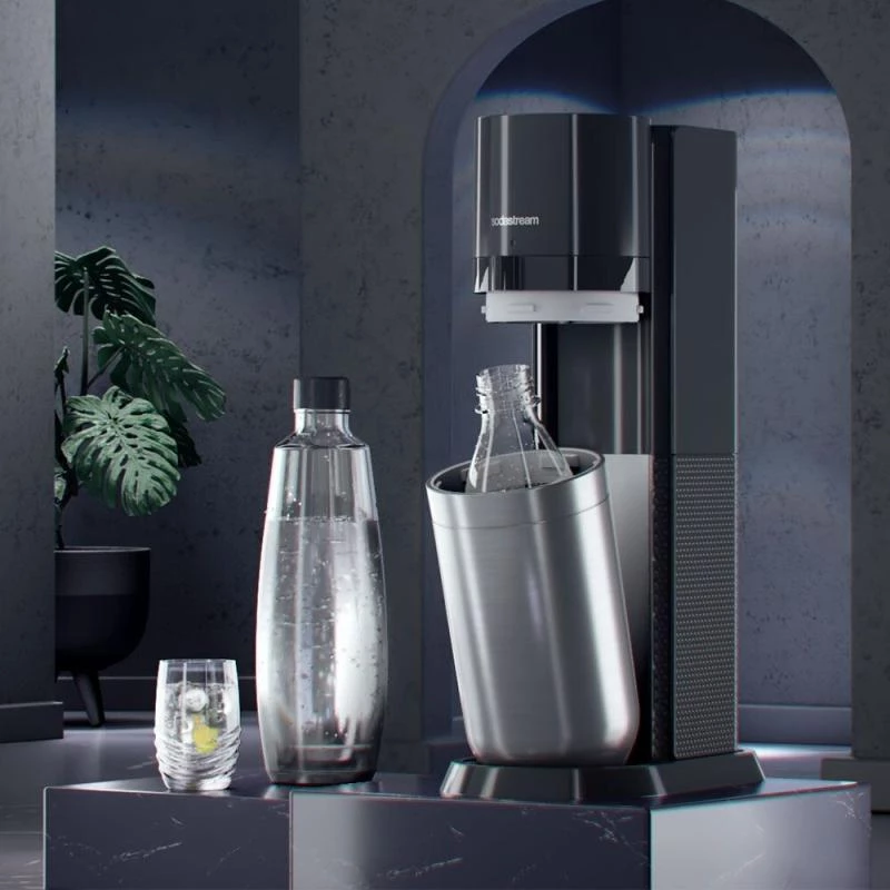 Soda Maker SodaStream DUO Schwarz Edelstahl