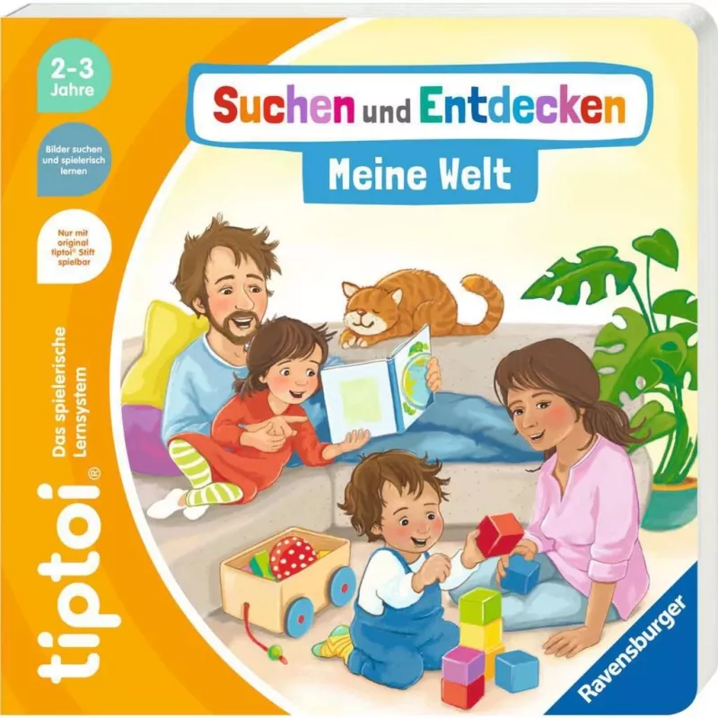 tiptoi Starter-Set: Suchen und Entdecken - Meine Welt, Lernbuch Stift und Bilderbuch