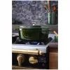 Staub La Cocotte 33 cm Ovaler Bräter aus Gusseisen, Basilikgrün