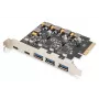 PCIe-Karte Digitus 2x USB-C 3x USB A