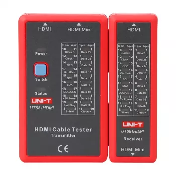 HDMI-Kabeltester No name UT681HDMI — HDMI-Durchgangs- und Verdrahtungsprüfung
