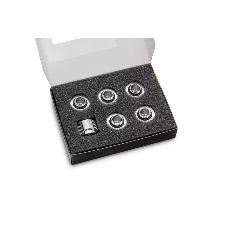 Fitting EK Water Blocks EK-Quantum Torque 6-Pack STC 10/16 Messing Nickel Silber