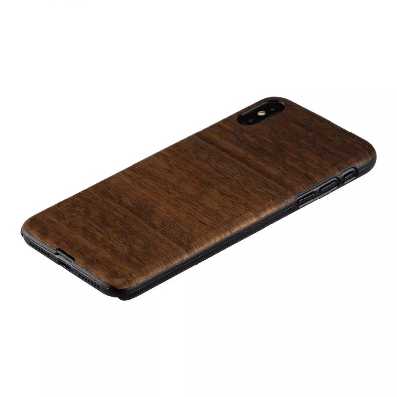 Handyhülle man and wood für iPhone XS Max — koala schwarz