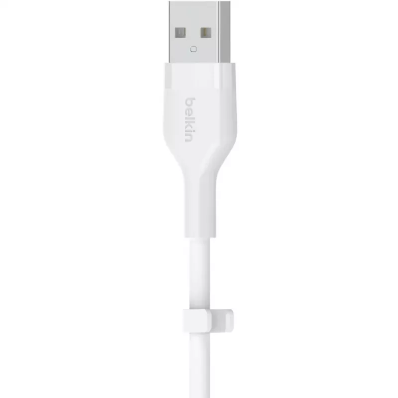 Kabel Belkin Cbl Scicone USB-A LTG 2M blc Weiß USB A USB C Lightning