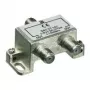 Wentronic Goobay Koaxialverteiler, 2-Wege - Verteiler für koaxiale TV-Systeme 5-1000 MHz (67019)
