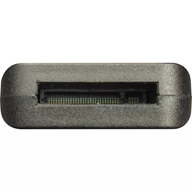 INTER-TECH Adapter M.2 auf USB Type-C K-1696-P2, Buchse M.2, Stecker USB-C, 5V, 37×54×12 mm, schwarz
