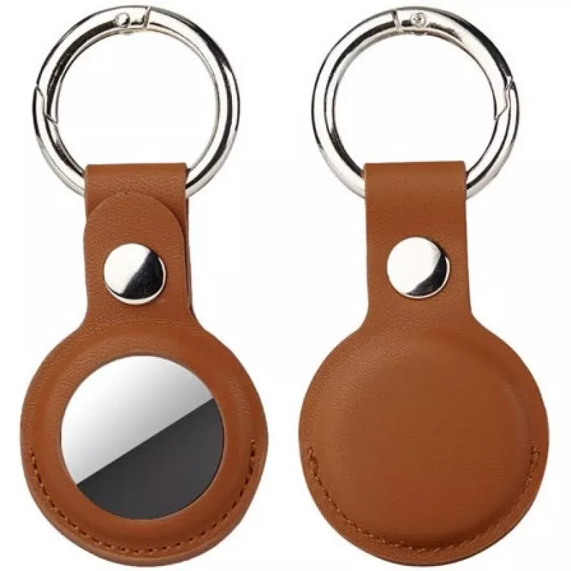 4smarts Set - Hülle für AirTag - Metall, Polyurethan-Kunstleder