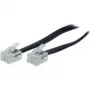 S/CONN 10m RJ11 Schwarz Transparent Kabel TC 70090 / 50319 ShiverPeaks