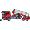 LKW & Raupen-Set BRUDER MAN TGS LKW Mehrfarbig