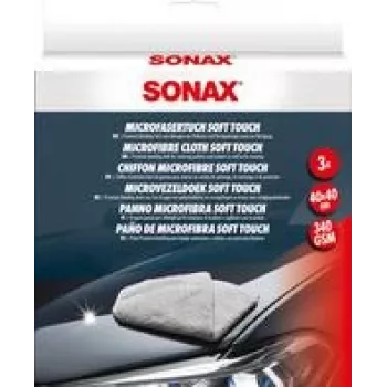 Sonax Mikrofasertuch Soft Touch 40 x 40 cm 3 Stück (04510000)