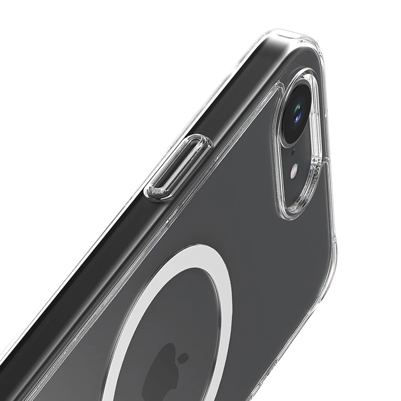 Crong transparente MagSafe-Hülle für iPhone 16e – durchsichtige Schutzhülle, MagSafe-kompatibel