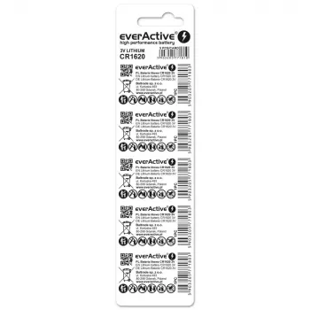 Lithiumbatterie mini everActive CR1620 5 Stk.