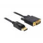 Kabel DeLOCK Displayport zu DVI 24+1 St/St 2m