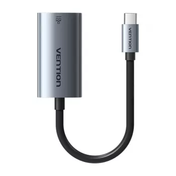 Vention CFP USB Typ-C auf Gigabit Ethernet Adapter 1000 Mbit/s, Grau