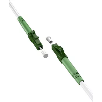 Goobay 59588 Glasfaserkabel 10 m LC/APC FTTH OS2 Weiß (59588)