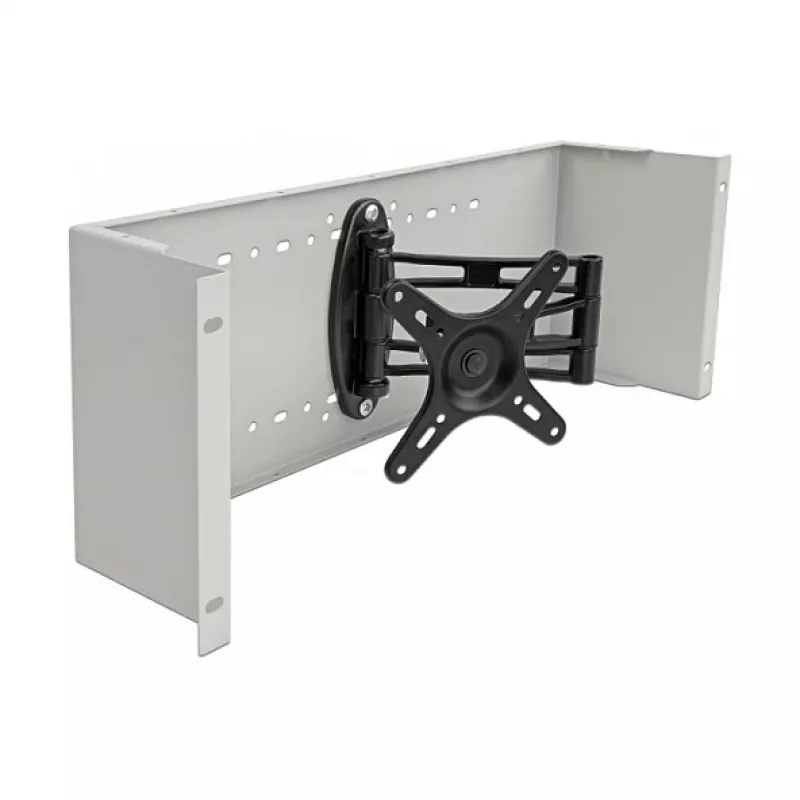 Flachbildschirm-Montagearm DeLOCK 19 Zoll Monitorarm grau 10 kg Tragfähigkeit