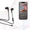 LogiLink USB-C Audio Adapter USB-C/M auf 2x USB-C/F 60W PD weiß