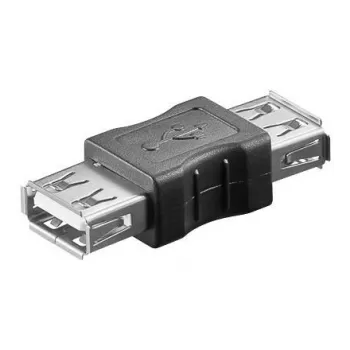 Microconnect USBAFAF Kabeladapter USB A Schwarz
