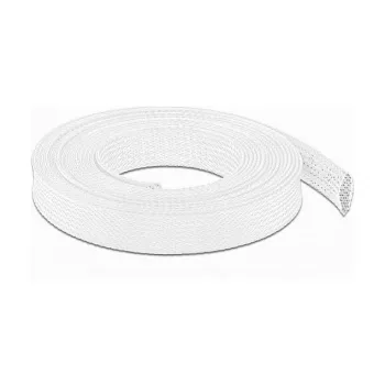 Geflechtschlauch DeLOCK 20805 10 m x 19 mm weiß