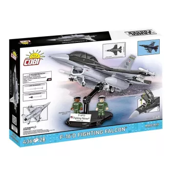 Baukasten Cobi F-16D Fighting Falcon, 436 Teile, Maßstab nicht angegeben