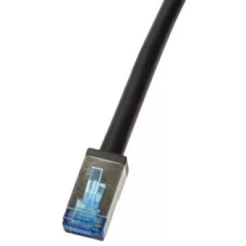 Netzwerkkabel LogiLink CQ7093S RJ-45 Cat6a 10 m Schwarz