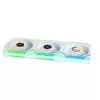 Lüfter Lian Li UNI FAN SL Wireless LCD 120 12 cm Weiß 3 Stück