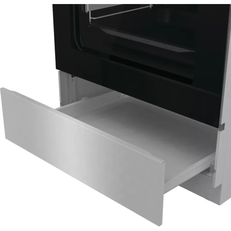 Gorenje GKS6C71XF Freistehender Herd mit Backofen Silber