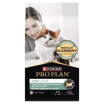 PURINA PRO PLAN LIVECLEAR KITTEN Reich an Truthahn 1,4 kg