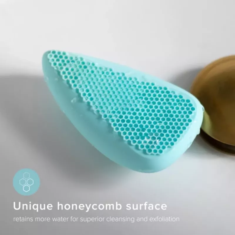 Gesichtsreinigungsbürste Homedics FAC-350-EUA Honeycomb Silicon, Silikon-Wabenkopf für sanfte Reinigung