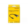 DeLOCK Adapter USB Type-C zu RS-232 D-Sub 9-polig Stecker 0,25 m
