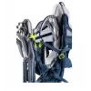 Baby-Trage-Rucksack DEUTER Kid Comfort Active — blau, Polyamid, bis 22 kg, Sonnenverdeck, Fußstütze, VariQuick, Lite Air