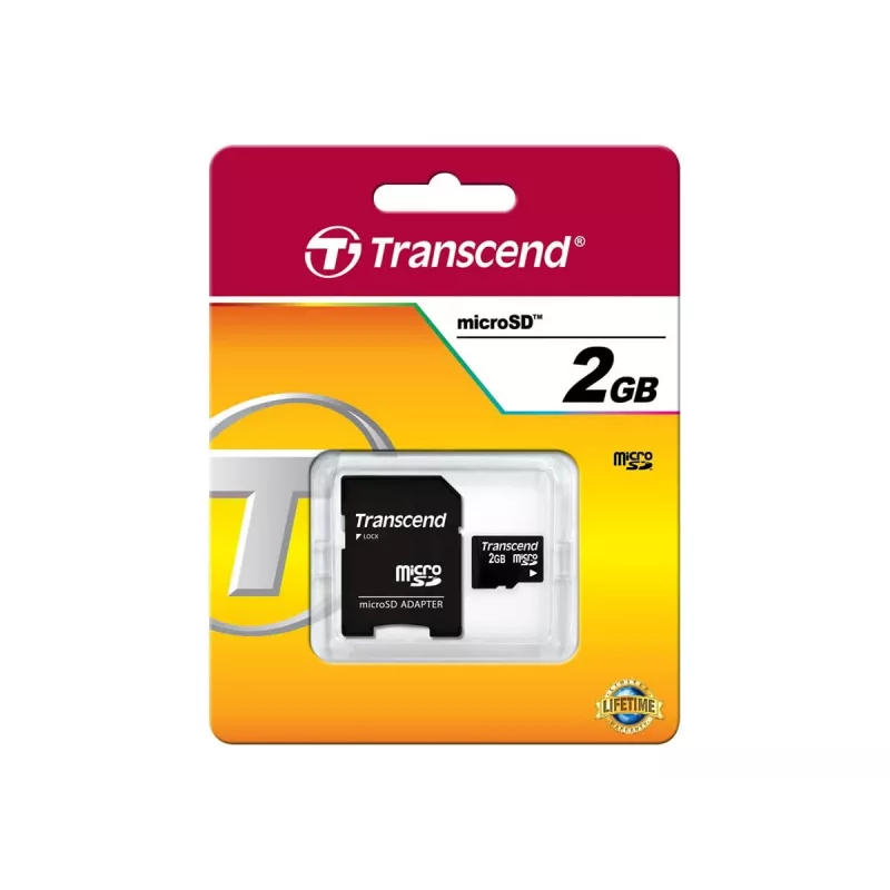 Transcend 2GB MicroSD TS2GUSD Flash-Karte