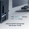 Wi‑Fi 6 Bluetooth PCIe Adapter TP‑LINK Archer TX10E AX900 — PCIe‑Karte, AX900 Wi‑Fi 6, Bluetooth