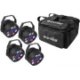 LED PAR-Lichtset EUROLITE 4x LED PARty Spot (Modell 20000539) mit Softbag