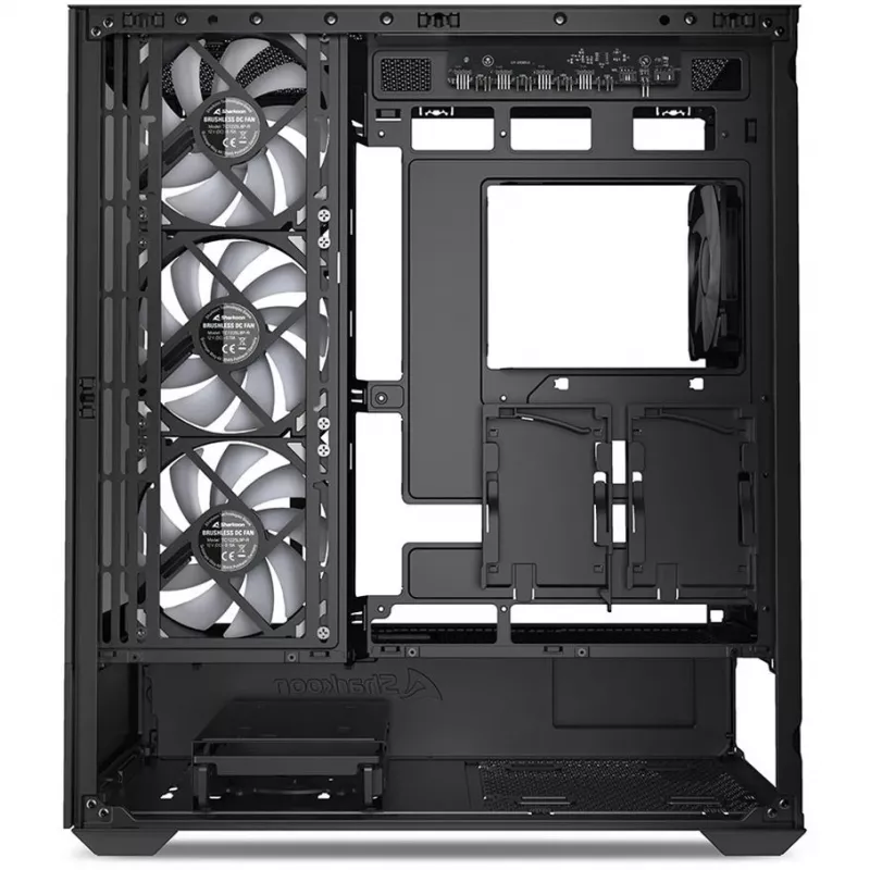 PC-Gehäuse Sharkoon AK6 RGB, ATX, Schwarz