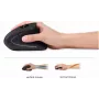 Perixx PERIMICE-713 L, ergonomische vertikale Maus für Linkshänder, schwarz
