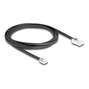 Telefonkabel DeLOCK 88036 RJ45 auf RJ11 2 m Schwarz