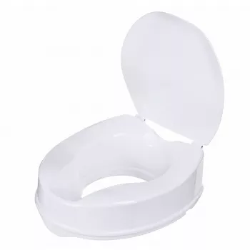 ActionMED NT10AM Toilettensitzerhöhung mit Deckel, 10 cm