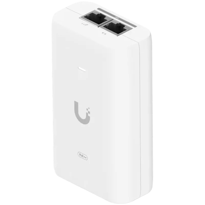 Ubiquiti UniFi UACC-PoE++-10G-EU 10G PoE++-Adapter (60W), kann UniFi PoE++-Geräte mit Strom versorgen, die Abhängigkeit von PoE-Switch-Strom reduzieren und eine Multi-Gigabit-LAN-Verbindung bereitstellen