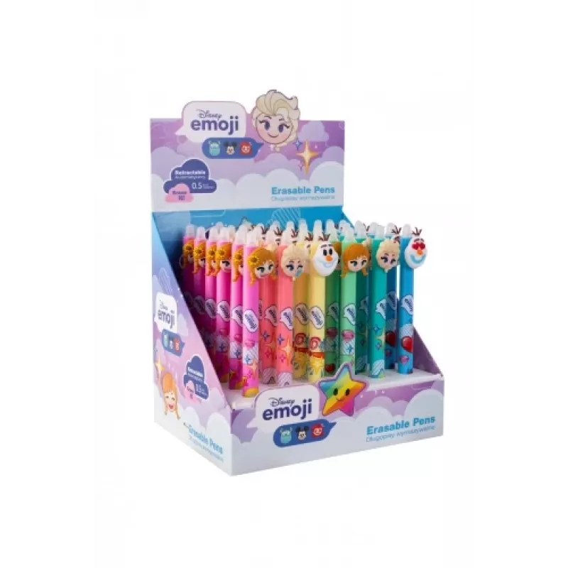 Herausziehbarer löschbarer Stift Colorino Disney Emoji Frozen