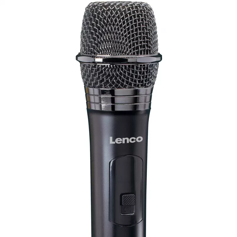 Bühnenmikrofon Lenco MCW-020BK