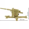 Cobi Klemmbausteine-Modellbausatz 8,8-cm-Flak 18 – 232 Teile, Maßstab 1:35