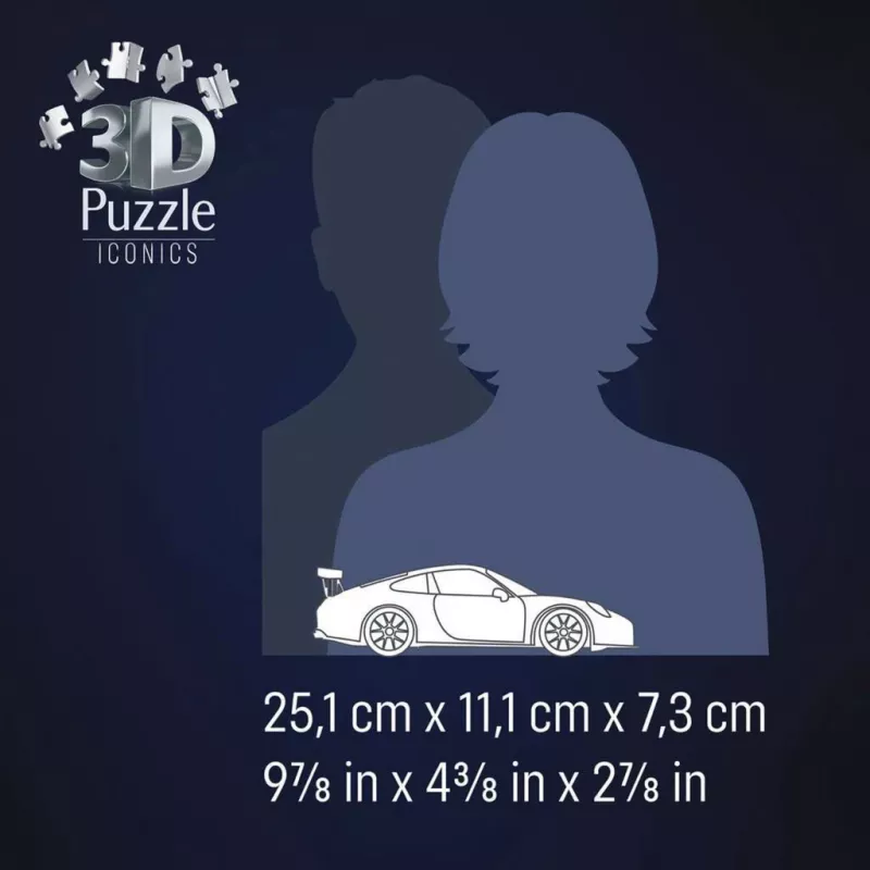 3D-Puzzle Ravensburger Porsche 911 „Salzburg Edition“ – Modellbausatz Sammlerstück (Ravensburger 12008038)